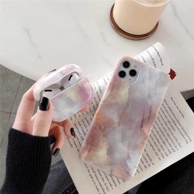 Airpods Pro ケース おしゃれ 可愛い 大理石 マーブル エアポッズ イヤホンケース くすみピンク Iphoneケースデザインの通販はau Pay マーケット Rbm Shop