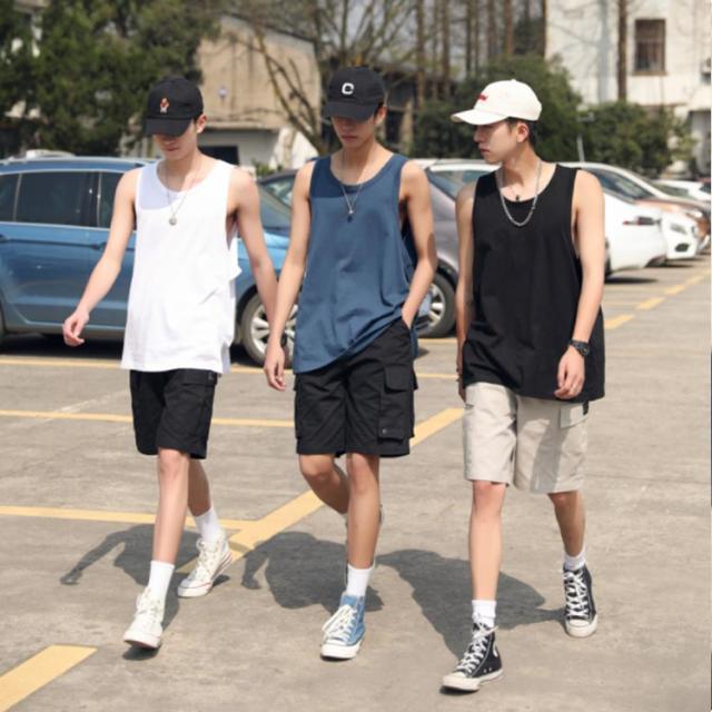 ロングタンクトップ メンズ タンクトップ ロング丈 ノースリーブtシャツ Tシャツ カットソー ノースリーブ レイヤード 大きサイズ トップの通販はau Pay マーケット Rbm Shop