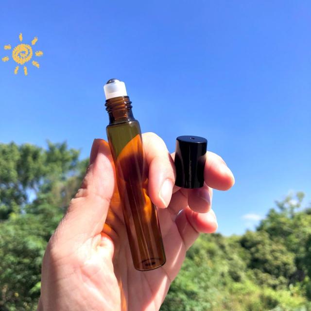 10本セット ロールオンボトル 遮光瓶 ガラス容器 1ml 2ml 3ml 5ml 10ml 詰替 ケース 保存 容器 オイル 香水 精油 ボトル ビン 香水瓶 アロマ ロールオンボトル