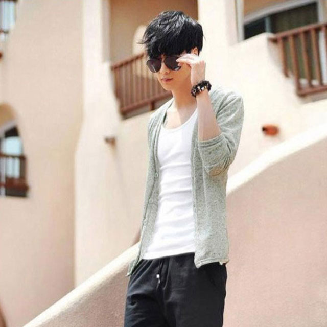 羽織ってひんやり 冷感ボタンレスカーディガン Ll Xl お兄系 カーディガン カーデガン サマー サマーニット サーフ系 メンズ メンズファッション リゾート 冷感 夏 夏服 夏物 夏用 大きいサイズ 接触冷感 羽織 羽織り 薄手 長袖 新着商品 接触冷感