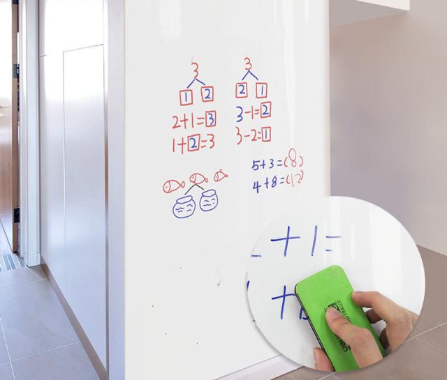 60cm×90cm ホワイトボートシート 粘着式 ホワイトボード 壁に貼り付け ホワイトシートマグネット対応 はがせる 自由に裁断 予定表 こども落書き 掲示板 メモー用に対応 子供部屋 会議室 オフィス ウォールステッカー