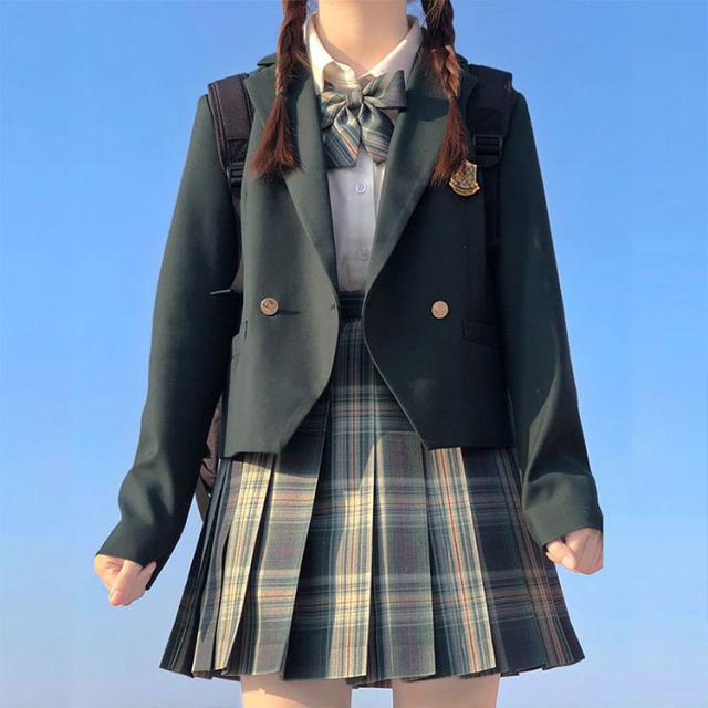 制服 女子高校生 5点セット スーツ セット 女の子 制服 上下