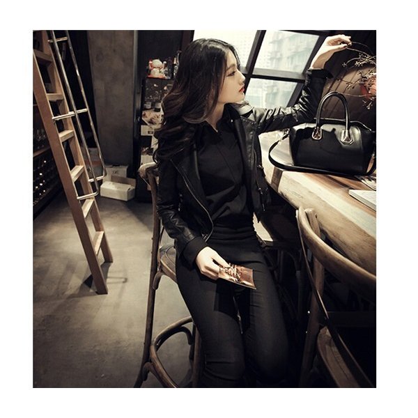 レディース ジャケット 革ジャン ライダースジャケット 