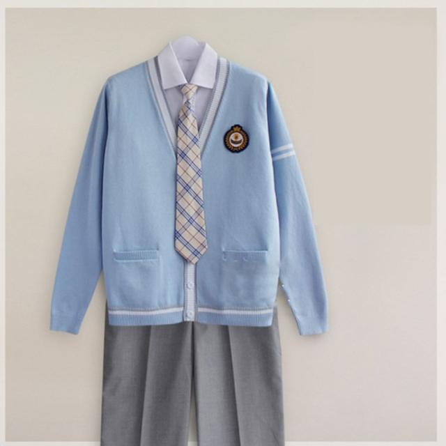 男の子スーツ ズボン 長袖 高校生制服 DK制服 ワッペン 通学 学生服 衣装 発表会 春秋 全20タイプ 男の子 セーター スクールスーツ ネクタイ カーディガ 制服5点セット 仮装 男子高生 コスチューム スーツ シャツ コスプレ_2