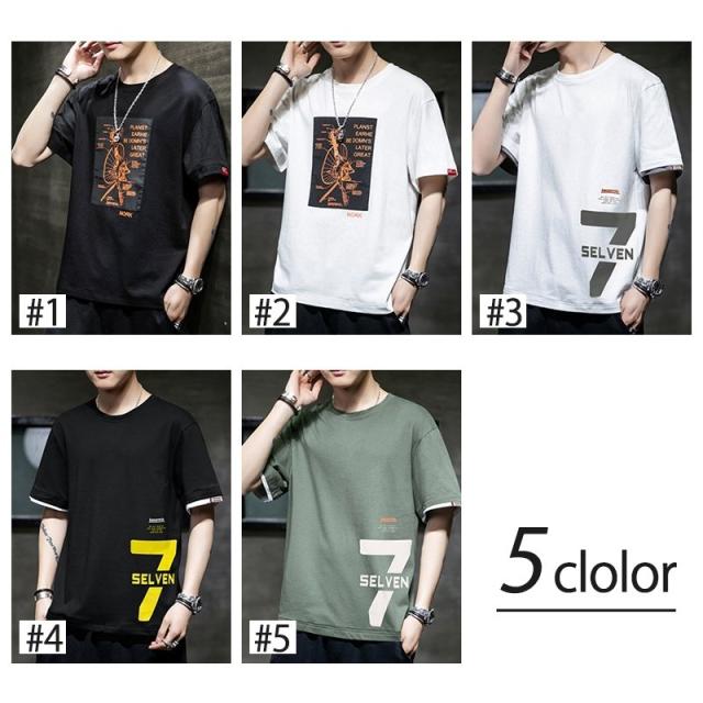 3色 メンズ カジュアル 高品質コットン 半袖 Tシャツ ルーズ COMFORT COLORS tシャツ コンフォートカラーズ ルーズシルエット