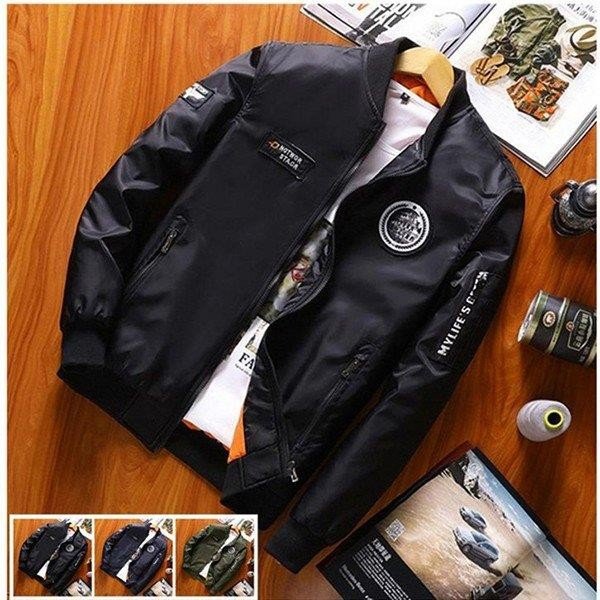 メンズ ジャケット　ミリタリージャケット フライトジャケット スプリングジャンパー 立て襟 防風 春物ジャケットの通販は 5,527円