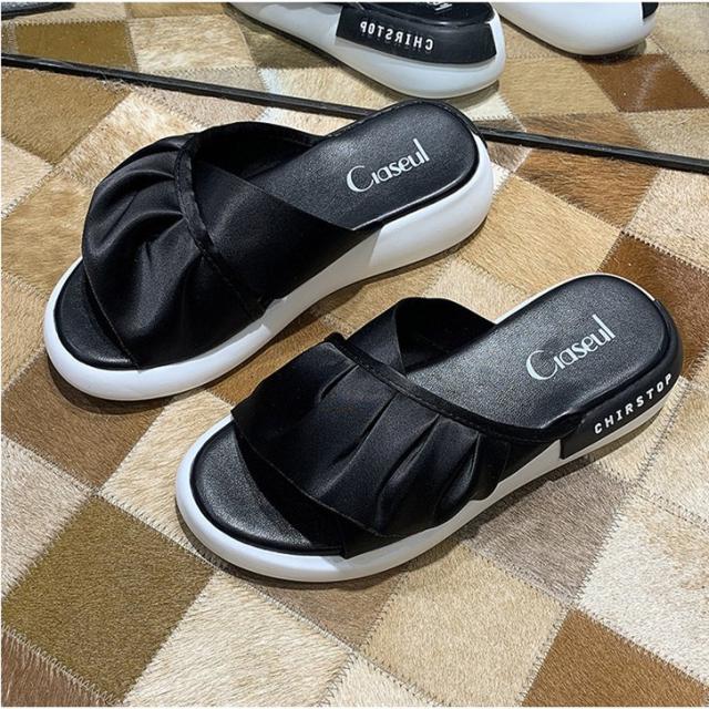 オープントゥサンダル レディース スリッパ  ビーチ サボサンダル オフィス 健康 レザー ルームシューズ 普段履き 歩きやすい 美脚の通販は