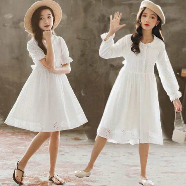 ワンピース キッズ 子供服 女の子夏キッズワンピース 半袖長袖 ワンピース チュール フリル チュニック 子供ドレス 結婚式 お姫様 おしゃれ カジュアル 可愛いの通販は
