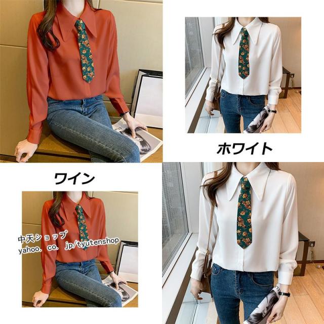 ブラウス シャツ ロゴバンテージネクタイシャツ レディース ロゴバンテージネクタイシャツ – レディースファッション通販の