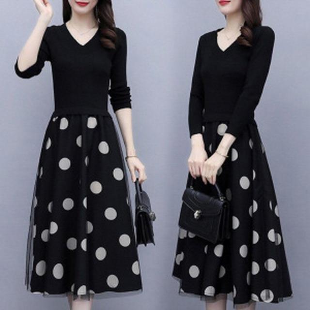 ワンピース レディース 春秋vネック ロングワンピース フォーマルドレス フォーマルワンピース キレイめ 大きいサイズ ドレス通勤結婚式の通販は 8,000円