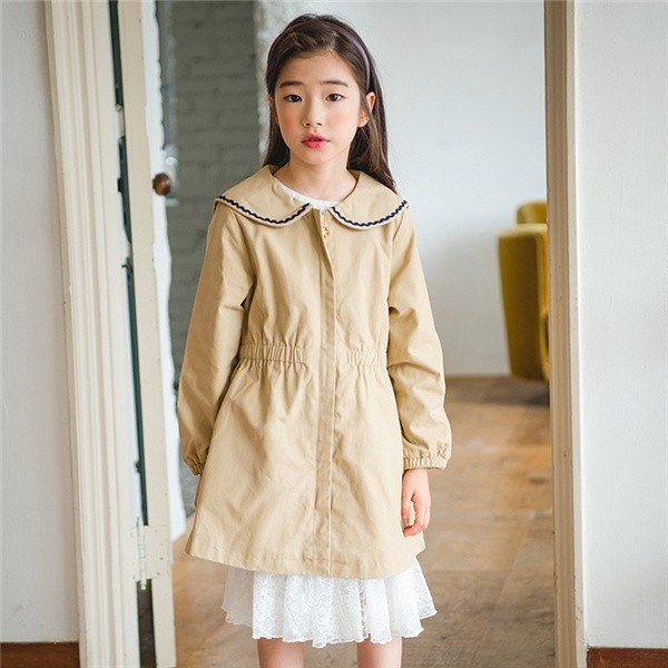 子供服 アウター キッズ コート 刺繍 女の子 ジュニア 心柄 防風 通学 人気 ジャケット 可愛い 入学式 春秋の通販はau Pay マーケット Oneleaf