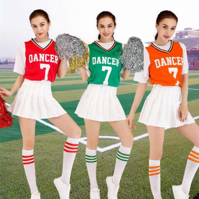 チアガール 衣装 上下2点セット チアダンス 衣装 レディース