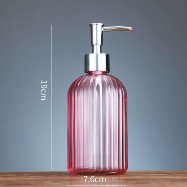 詰め替えボトル ガラス おしゃれ お風呂 シャンプーボトル 詰め替え ソープディスペンサー 浴室収納 容器 キッチン 洗剤 ハンドソープ 石の通販はau Pay マーケット ベレザヴォーチェ
