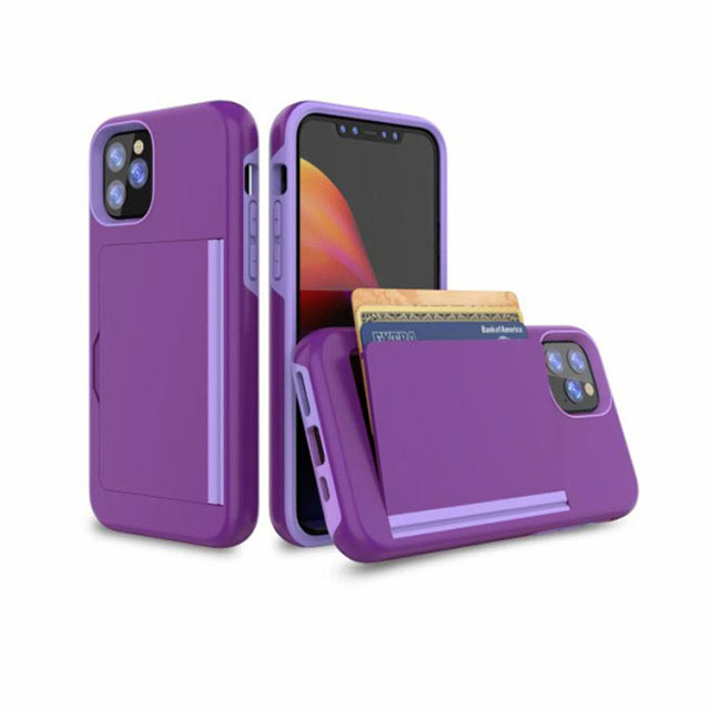 【iPhone11】ケース付き パープル 128GB 背面割れあり iPhone 11 Purple Genuine Housing Frame Back Cover Back Glass