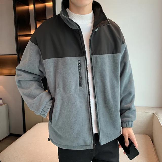 メンズ ジャケット 長袖 トップス フルジップ XL 大人 秋冬 冬用