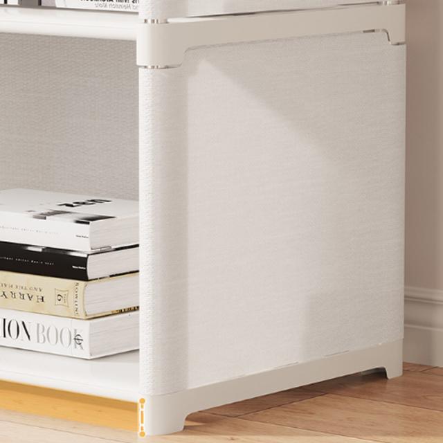 2連 収納ラック 大容量 防塵 白 コミックラック 扉付き おしゃれ