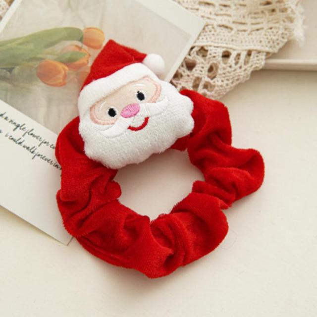 クリスマス ヘアゴム シュシュ 幼稚園 ヘアアレンジ ヘアバンド