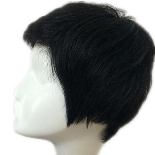 ウィッグ 人毛100％ メンズ フルウィッグ ショート かつら 自然 うぃっ