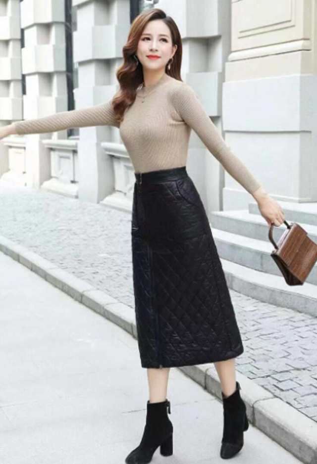 ダウン風 ラップスカート 中綿ダウンスカート 防寒巻きスカート