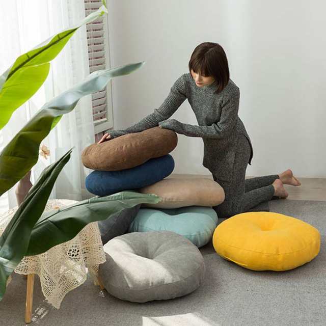 座布団 クッション 丸 円形 座蒲団 フロアクッション ラウンド 座布団 クッション 丸 円形 座蒲団 フロアクッション ラウンド