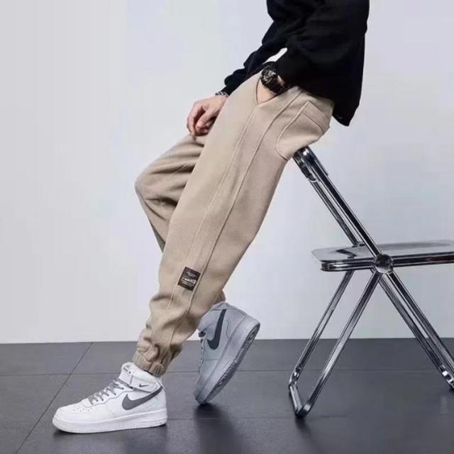 ジョガーパンツ メンズ コーデュロイ ワイドパンツ 裏起毛と薄手