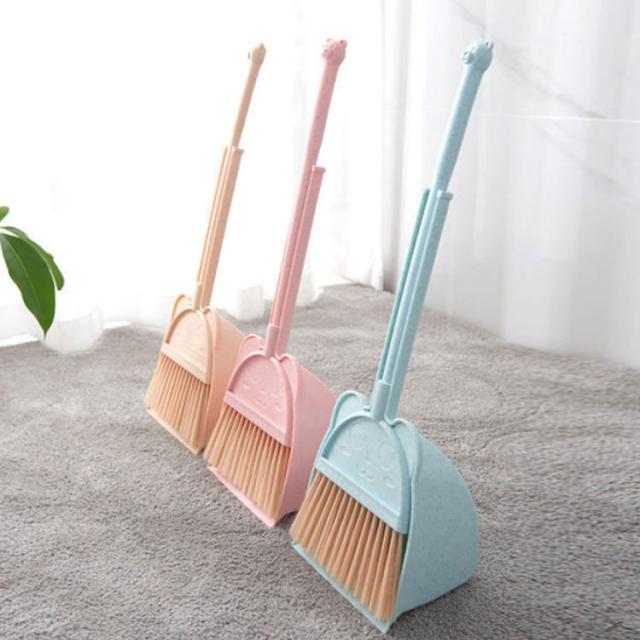 3点セット ほうき+ちりとり+モップ 掃除 セット 子供 ままごと 家事 玩具 セット 掃除おもちゃ 小さい 箒 ちり取り 塵取り 掃除 玄関 子ども 家事おもちゃ 掃き掃除 掃除道具 知育玩具 自立 軽量 コンパクト 知育・のりもの・いきもの
