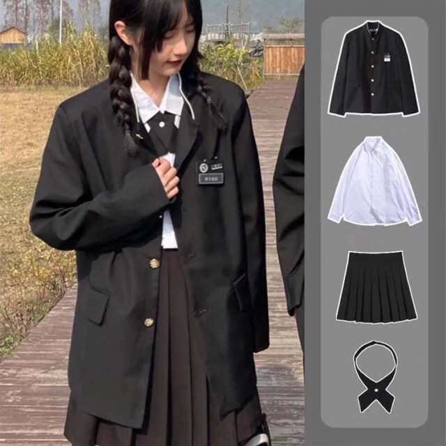 制服 学生服 スクール 上下セット 4点セット 卒業式スーツ 女子