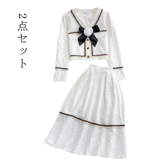 2点セット フォーマルスーツ ジャケット スカート セット セットアップスーツ レディース スーツ スカートスーツ 着痩せ 発表会 オフィス 入学式 卒業式 卒園式 入園式 七五三 20代 30代 40代 50代の通販は 5,890円