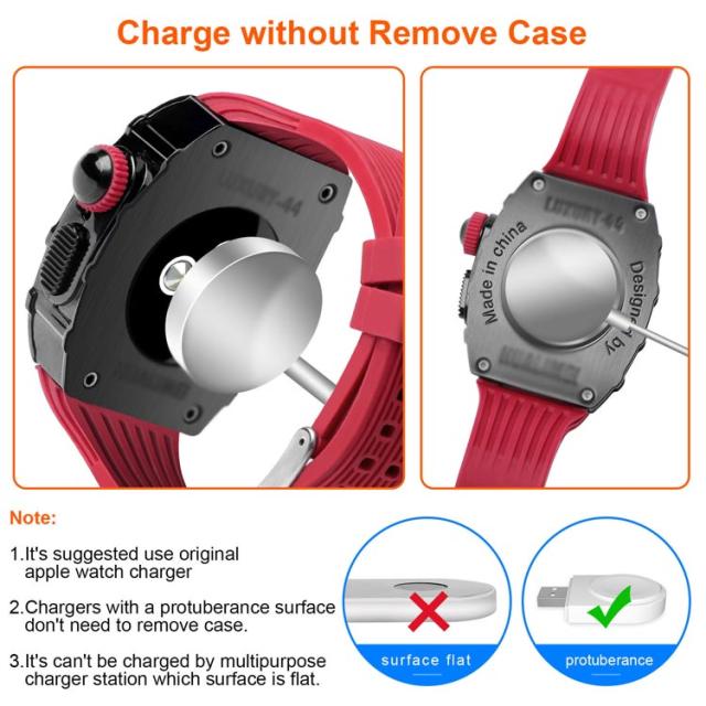 Watch 高級ベルト SE プレゼント 45mm用 おしゃれ 40mm 保護 series ケースバンド case 6 軽量 8 高級 44mm ラバー 頑丈 アップルウォッチ 41mm バンド 4用 堅牢 耐衝撃 シリコン 5 カーボンケース for_3