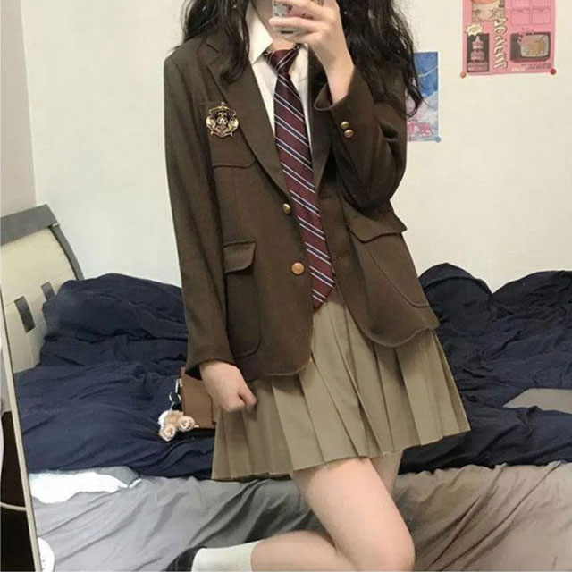 卒業式RONIジャケット、スカート、ネクタイ、ブラウスセット130-154女の子 4点セット ジャケット ブラウス スカート ネクタイ 卒業式 スーツ