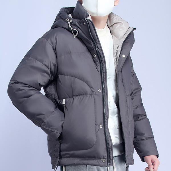 ダウンジャケット メンズ ダウンコート ジャケット トップス フード付き アウター ボリュームネック ハイネック 防寒 保温 大きいサイズ 体型カバー 登山 防風 暖かい 冬 秋冬 防寒着 ダウンジャケット メンズ ダウンコート ジャケット トップス フード