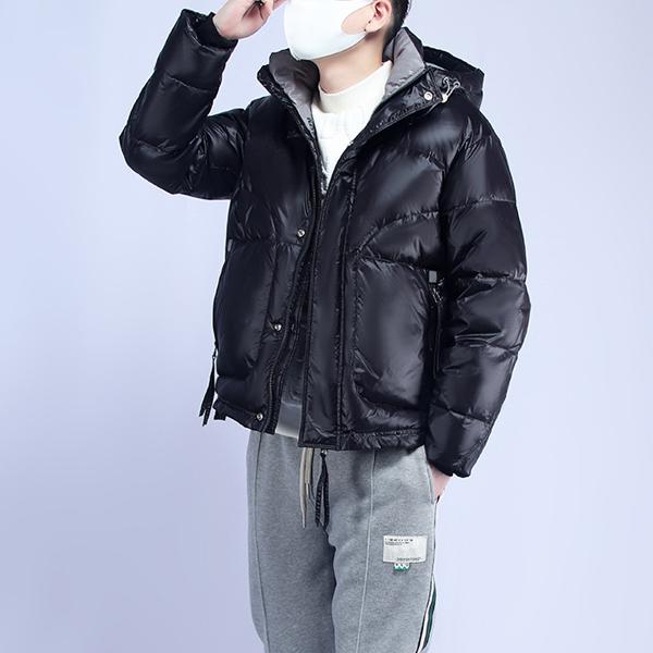 ダウンジャケット メンズ ダウンコート ジャケット トップス フード付き アウター ボリュームネック ハイネック 防寒 保温 大きいサイズ 体型カバー 登山 防風 暖かい 冬 秋冬 防寒着 ダウンジャケット メンズ ダウンコート ジャケット トップス フード
