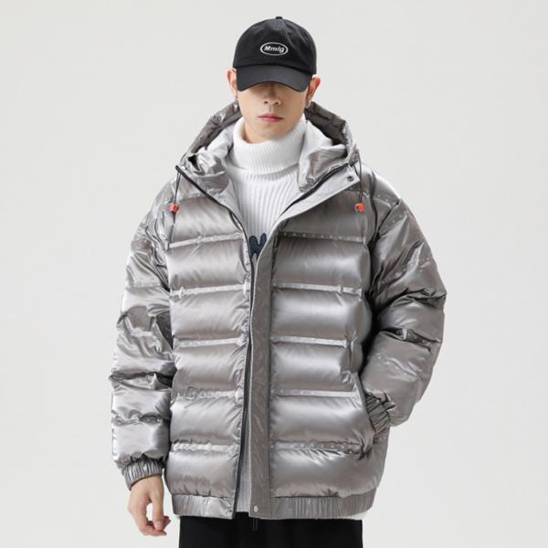 ダウンジャケット メンズ ダウンコート 光沢 撥水 大きいサイズ ボリュームネック フード付き 体型カバー アウター ダウン 防寒 ジャンパー 暖かい冬 おしゃれ メンズ あったか カジュアル ダウン ダウンジャケット メンズ ダウンコート 光沢 撥水 大きいサイズ