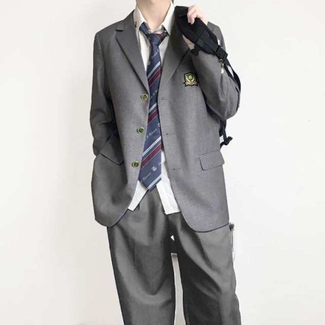 男子高校 制服 ロングパンツ 4点セット スクールジャケット フォーマル 紺 ブレザー スクールシャツ 学生服 コート 無地 学生服 高校生  男子中学生 スーツ 大きいサイズ スクール 文化祭 入学式 卒業式 黒 ネクタイの通販はau PAY マーケット - coco-enchantees  | au PAY ...