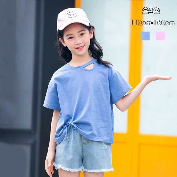 子供服 女の子 夏服 セットアップ Tシャツ ジーンズ 2点セット 半袖 ショーツ キッズ ガールズ 上下セット 切り替え デイリー お出かけ の通販はau Pay マーケット Maicy Rose