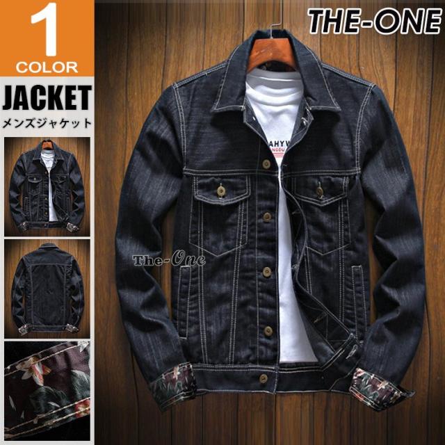 デニムジャケット メンズ ブルゾン デニム Gジャン 花柄 ヴィンテージ アウター 春服 ジャンパーの通販はau Pay マーケット Maicy Rose