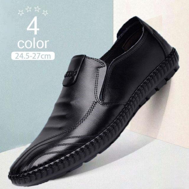 ローファー メンズ 革靴 レザーシューズ 紳士靴 皮靴 ビジネスシューズ スリッポン カジュアルシューズ 通勤 ポイント消化の通販はau Pay マーケット Maicy Rose