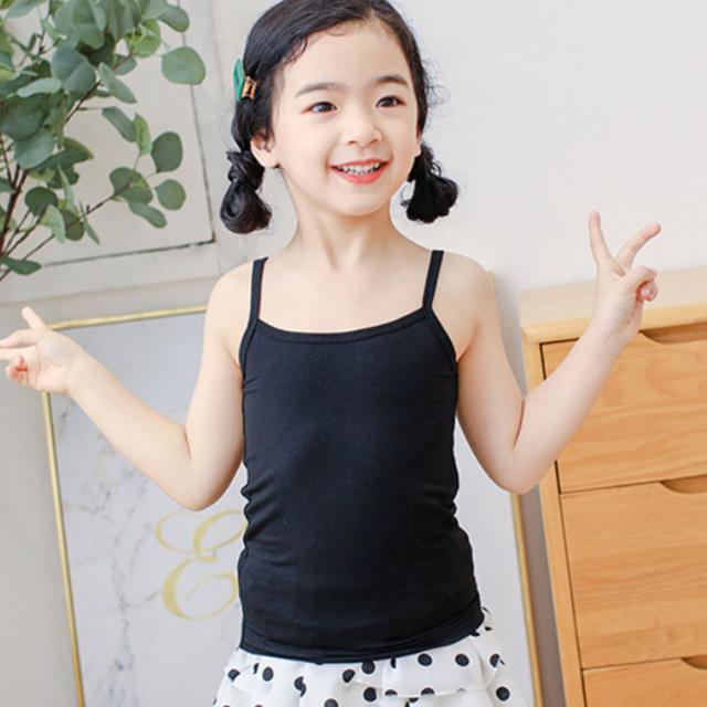 キャミソール 子ども用 キッズ用 無地キャミソール インナー  