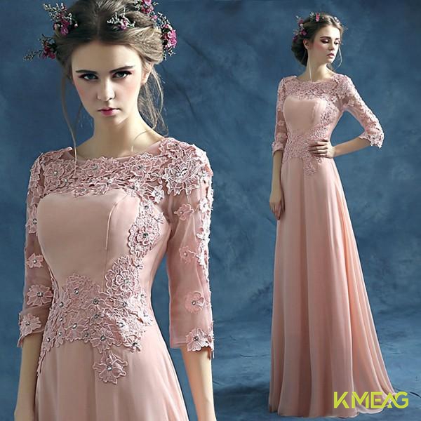 パーティードレス 袖あり 結婚式 フォーマル イブニングドレス カクテルドレス ロングドレス カラードレス 秋冬 演奏会 ウエディングドレス 二次会 発表会