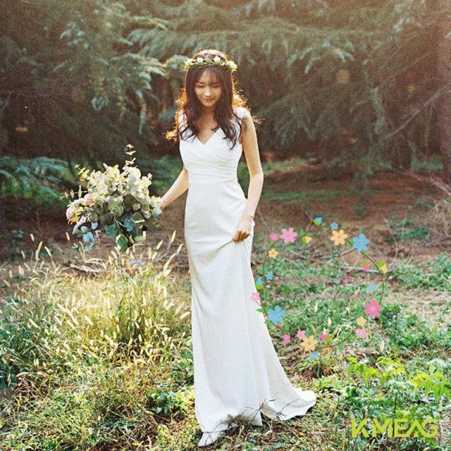 ウェディングドレス ロング丈 パーティー マーメイドライン スレンダー リゾートドレス 結婚式 二次会 花嫁 ホワイト ワンピース ブライズメイド 大きいサイズ