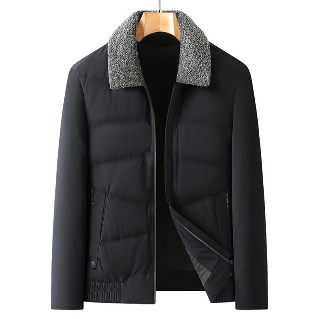 ダウンジャケット ダウンジャケット 軽量 襟ボア ショート丈シームレス