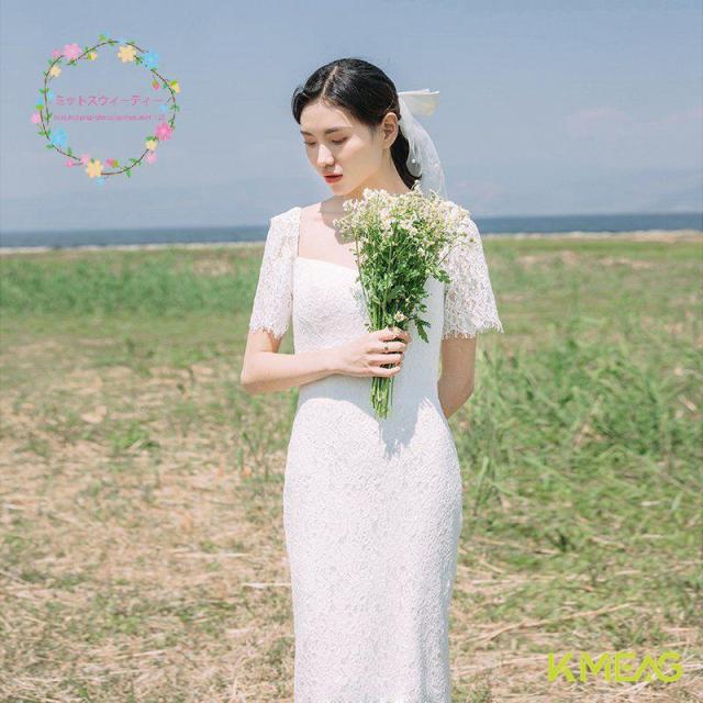 半袖 安い マーメイドドレス二次会 ビーチウェディングドレス 結婚式 ブライダル 演奏会 フォーマルドレス披露宴 ロング 花嫁 発表会 エレガンス お呼ばれ 挙式