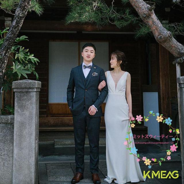 ウェディングドレス 結婚式 二次会 旅行 前撮り ロングドレス 花嫁 ドレス ウエディングドレス 挙式 リゾートドレス パーティードレス 高級感 ワンピース 後撮り