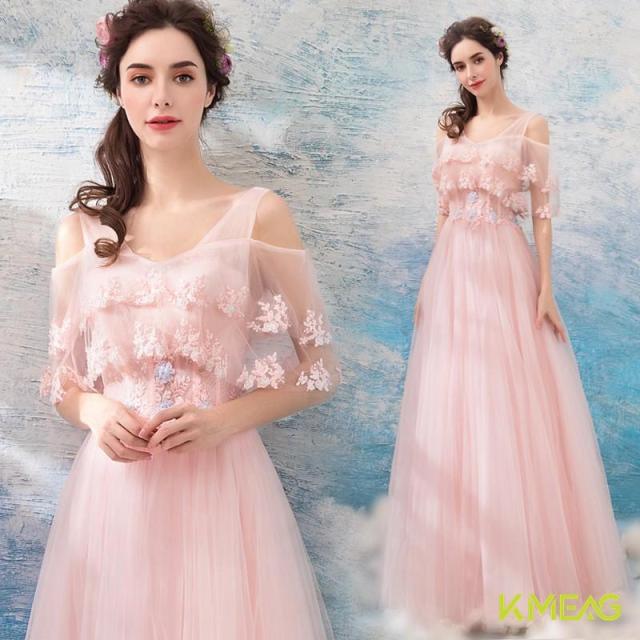 ロングドレス 安い カラードレス 演奏会 イブニングドレス 花嫁 フォーマル 袖あり 結婚式 カクテルドレス 二次会 パーティー aラインドレス 大きいサイズ