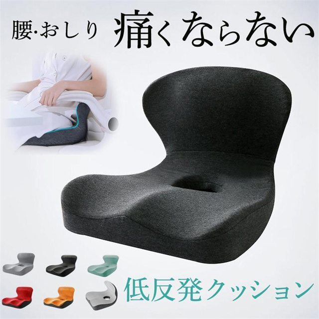 座布団 座椅子 骨盤サポートチェア クッション 低反発 腰痛対策 姿勢矯正 体圧分散 オフィス デスクワーク 産後 猫背矯正 車 敬老の日 ギフト 送料無料