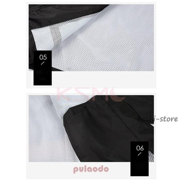 メンズ バイク用レインウェア マジックテープ 撥水加工 自転車 旅行