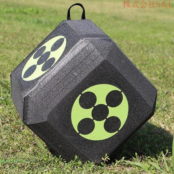 18面3Dソフトターゲットキューブキャリーハンドル付きフォームアローアーチェリーターゲットS＆Lアローバックストップ自己修復機能フォーム耐久性再利用