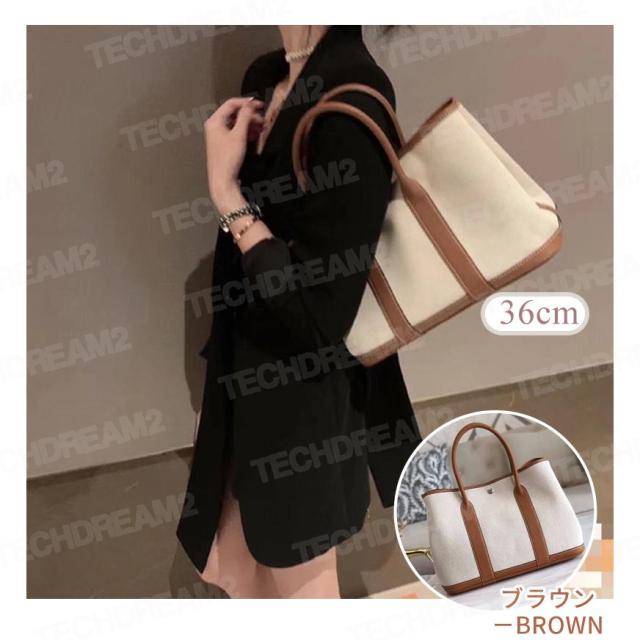 本革 キャンバス バッグ レディース トートバッグ 上質本牛革 ショルダーバッグ ガーデンパーティンナリ 25/30/36cm 通勤通学 シルクスカーフ付