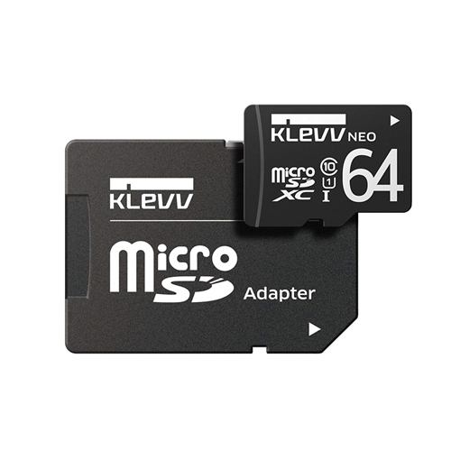 Essencore Drk064gusd3u1nay Microsdxcカード Uhs I Class10 Sd変換アダプタ付属 Klevv Neo 64gb ブラックの通販はau Pay マーケット ヤマダ電機 Au Pay マーケット店