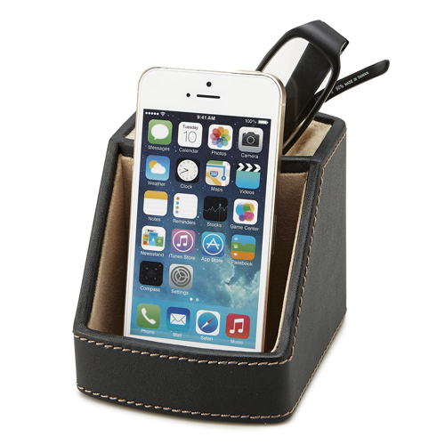 Elementum 携帯＆メガネスタンド スマホ＆メガネを手軽に収納。ファー付きスタンド / オーバーナイター 敬老の日 父の日 メンズ 新生活の通販は